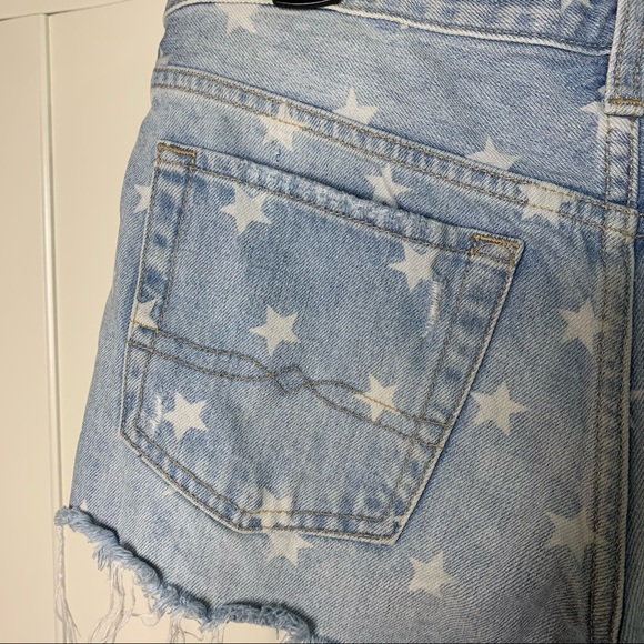 Lucky Brand The Cut Off Star Denim Shorts - Picture 11 of 14